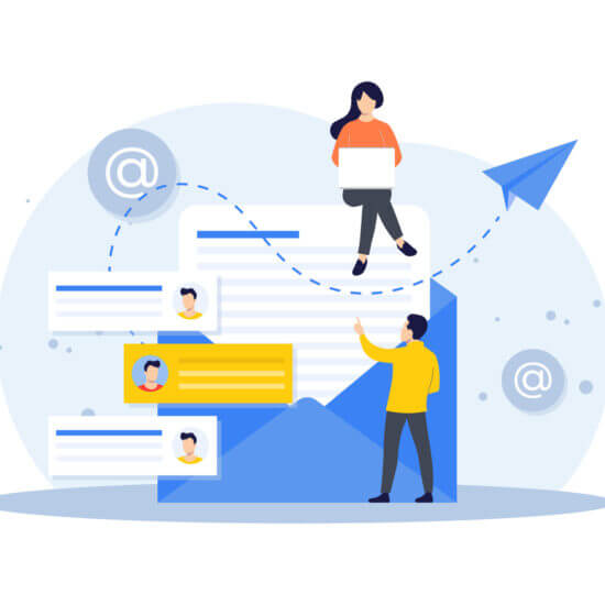 email outreach illustration