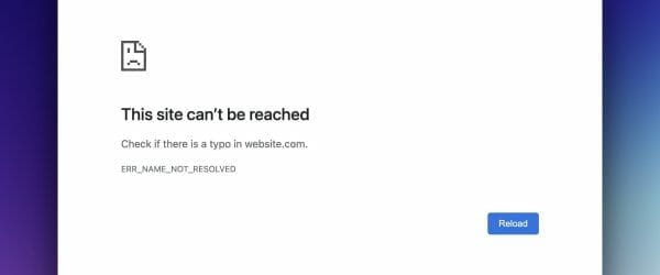 ERR NAME NOT RESOLVED Featured Image