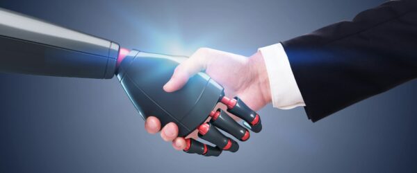 Human and robot handshake partnership