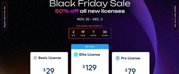 Gravity Forms Black Friday Sale 2024