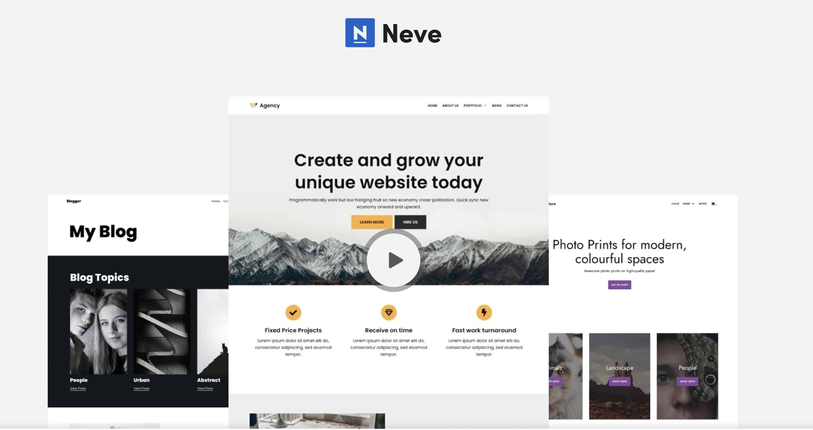 Neve WordPress theme