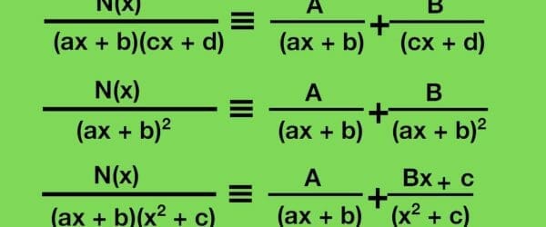 partial fractions