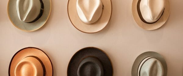 brown and black round wall decor