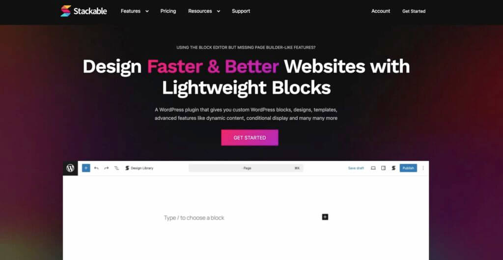 Stackable Ultimate Gutenberg Blocks Plugin for WordPress2025