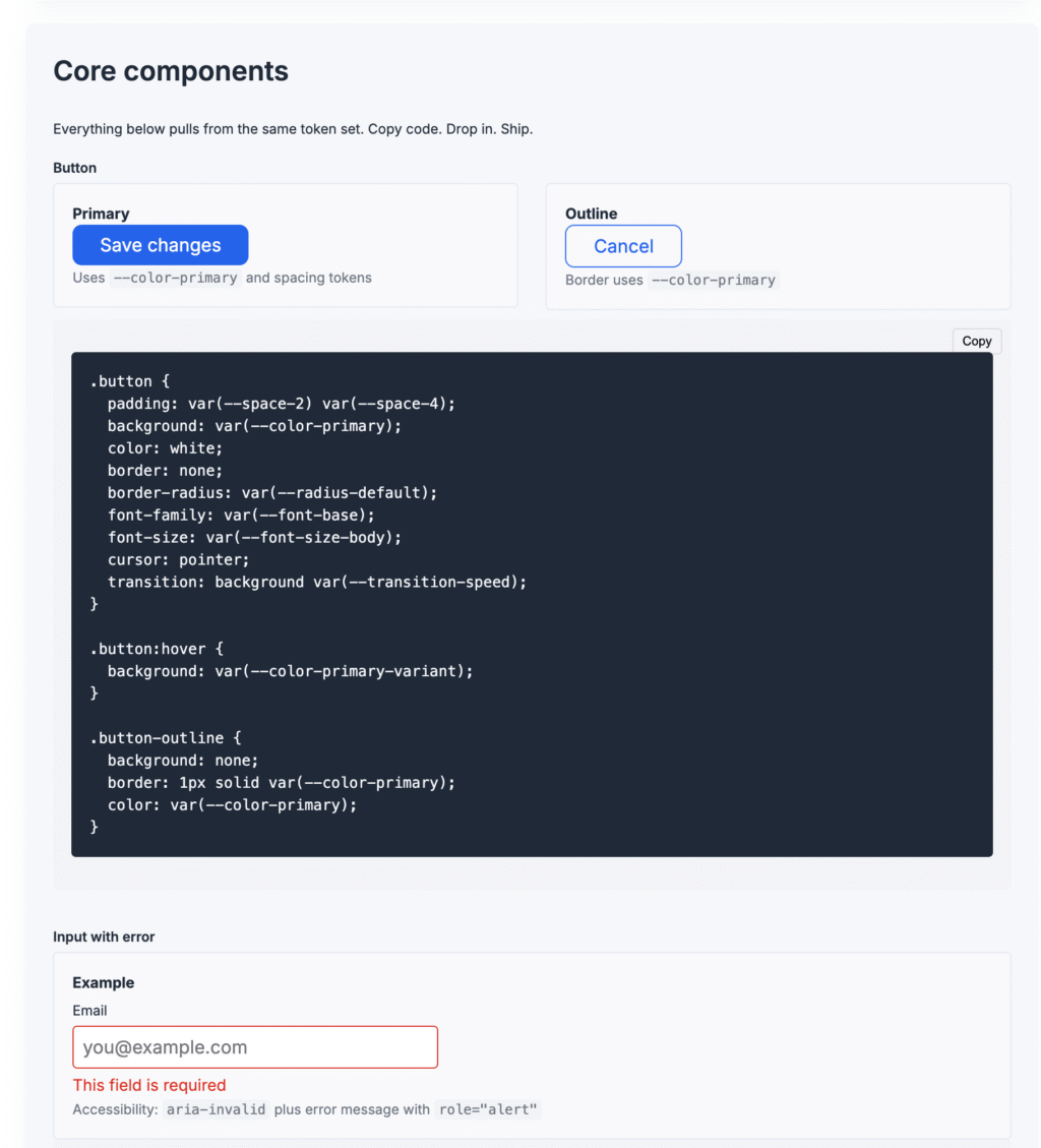 Design System Demo2025 2