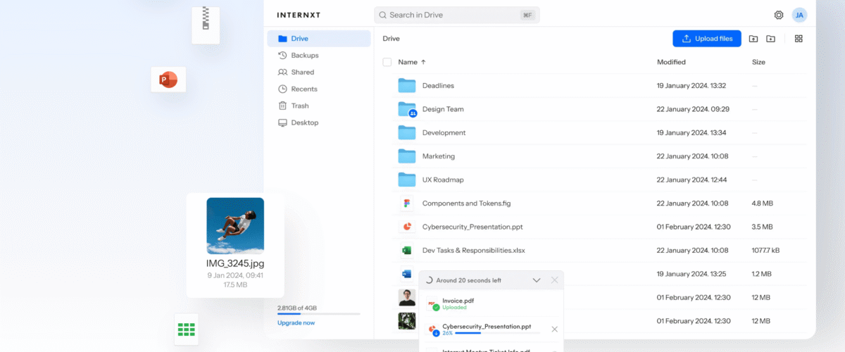 Internxt — Say Hi to Privacy2025