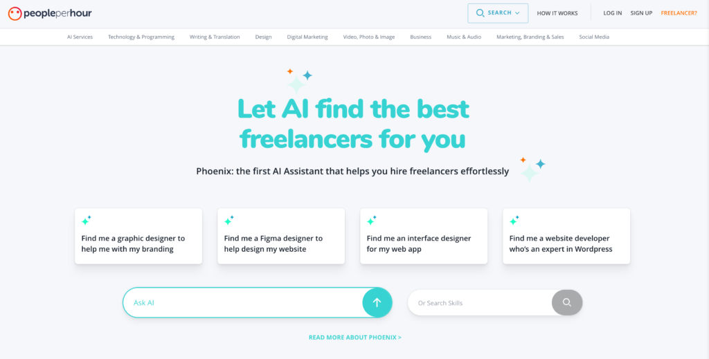 PeoplePerHour.com Hire Freelancers Online Find Freelance Work