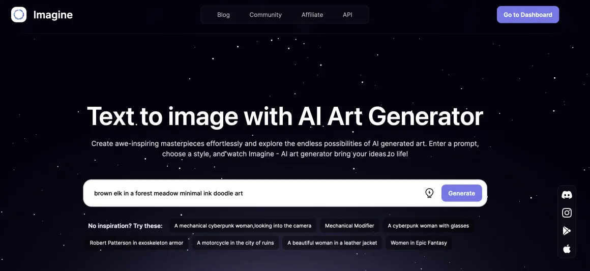 Text to image with AI Art Generator