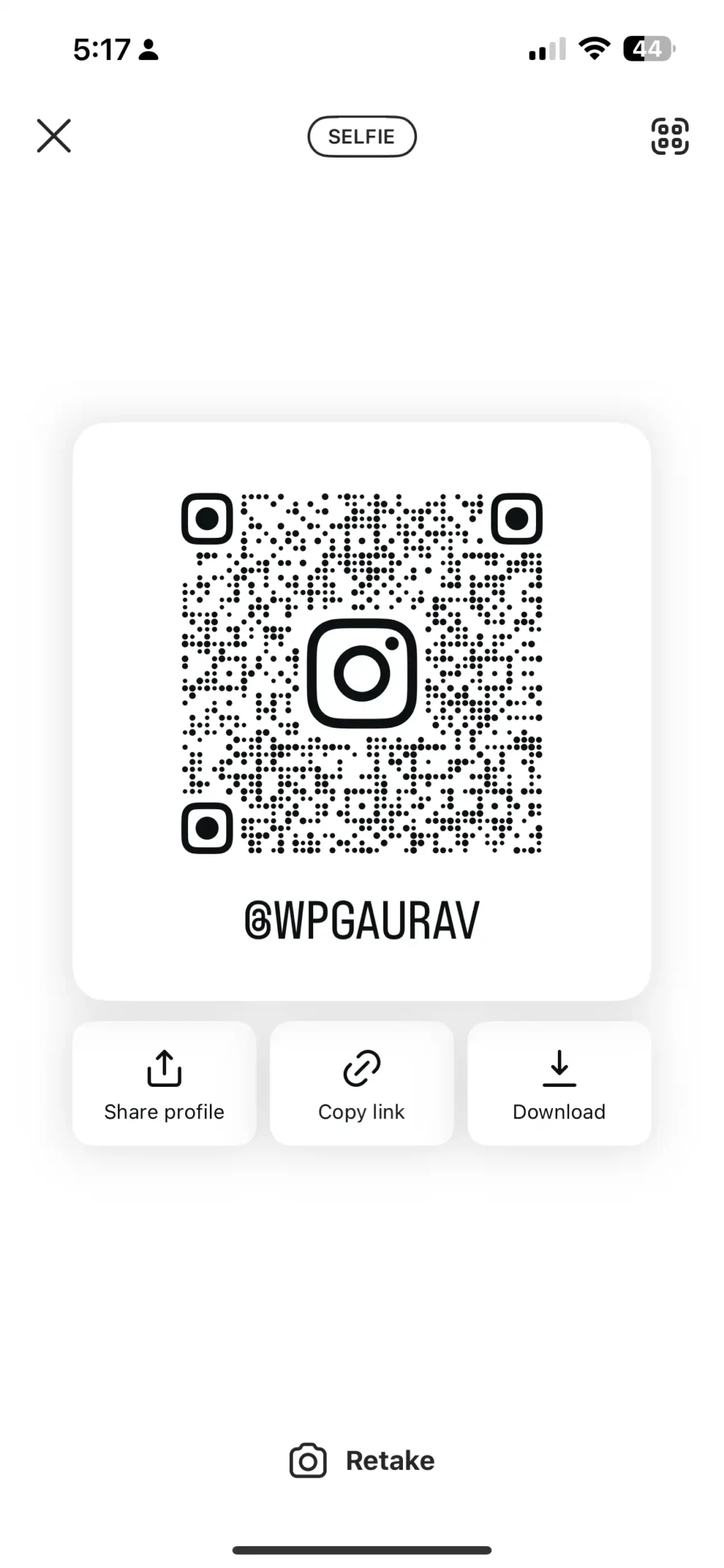 instagram QR Code Guide 3